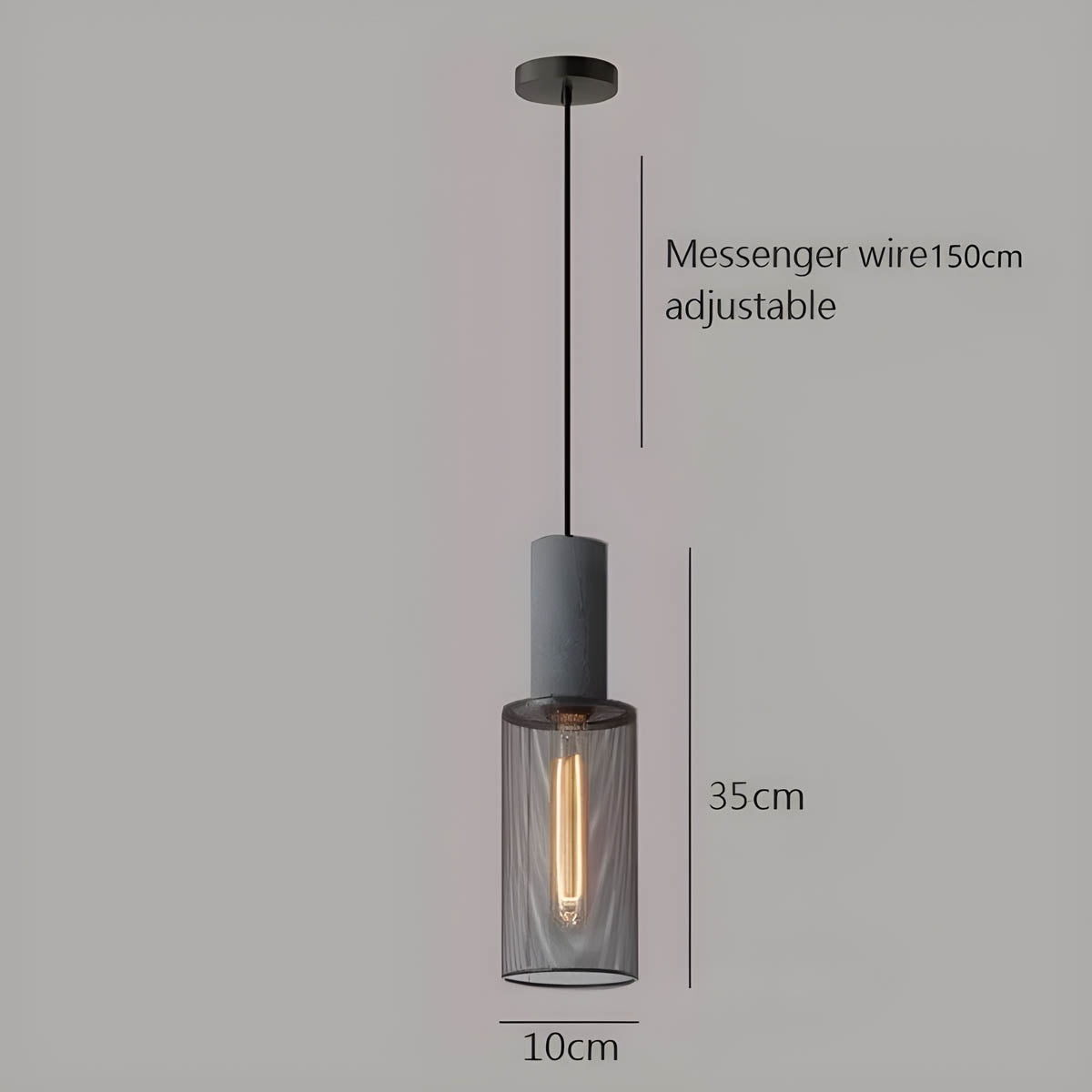 Shane | Luce a sospensione industriale in stile loft
