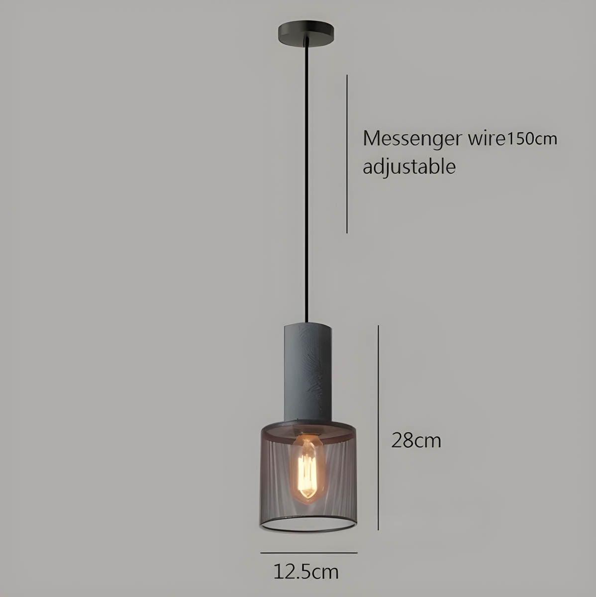 Shane | Luce a sospensione industriale in stile loft