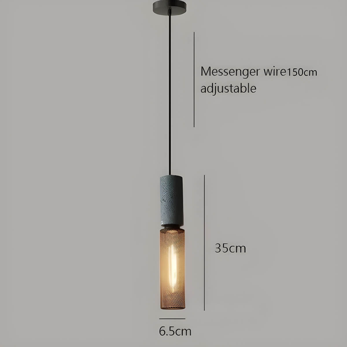 Shane | Luce a sospensione industriale in stile loft