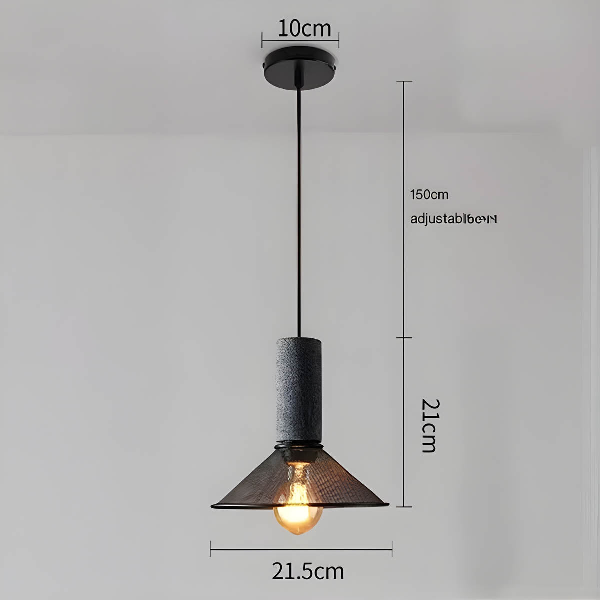 Shane | Luce a sospensione industriale in stile loft