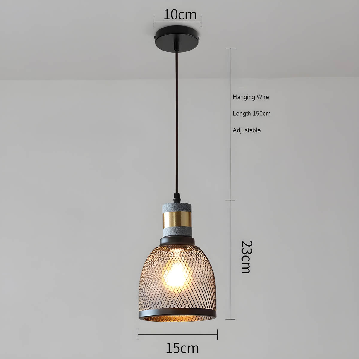 Shane | Luce a sospensione industriale in stile loft