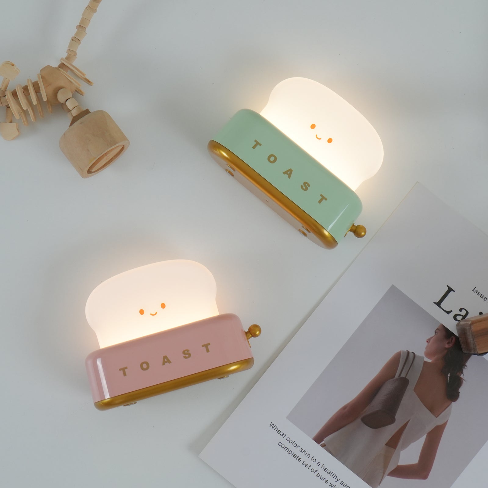 Lampada da tavolo Toaster Design (batteria integrata)