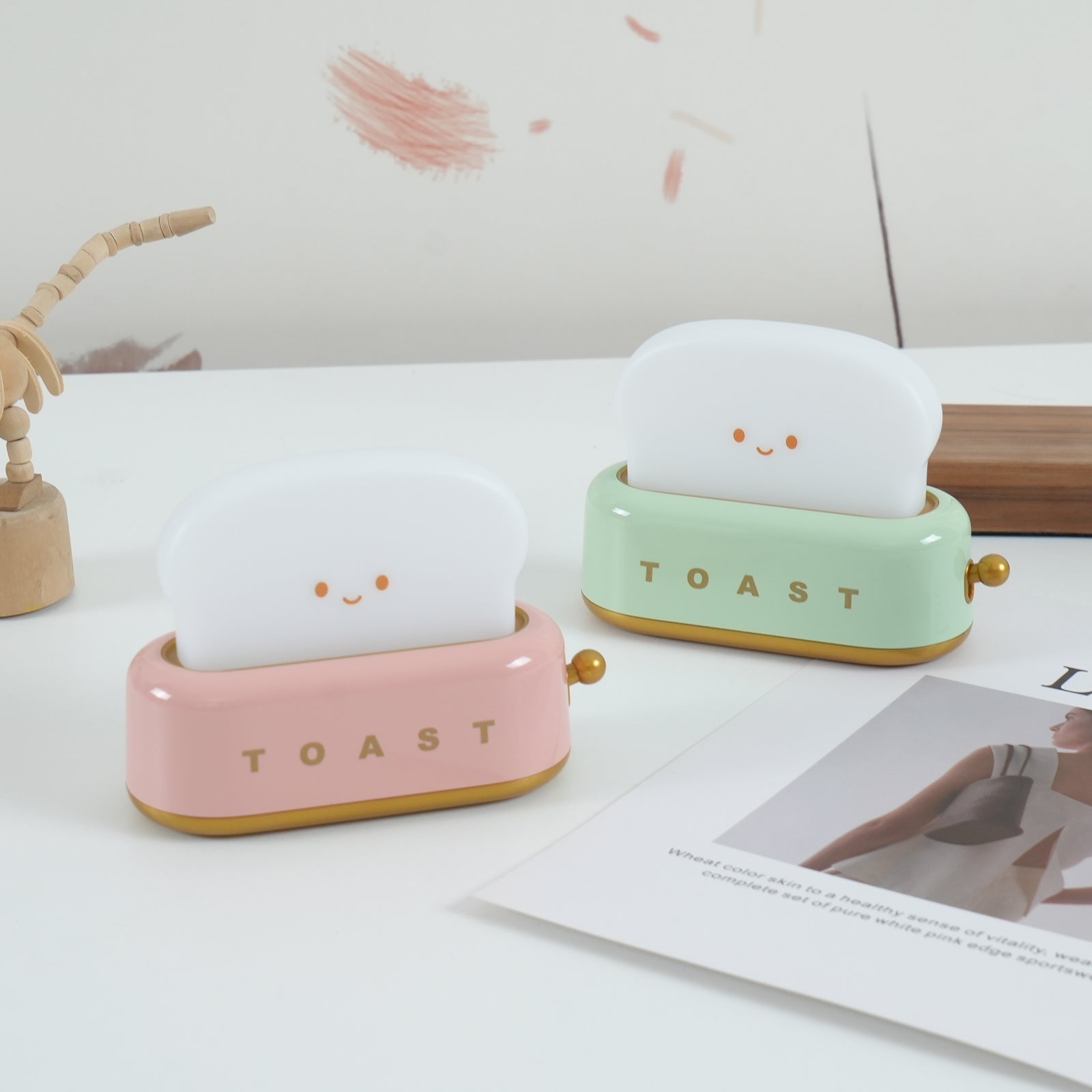 Lampada da tavolo Toaster Design (batteria integrata)