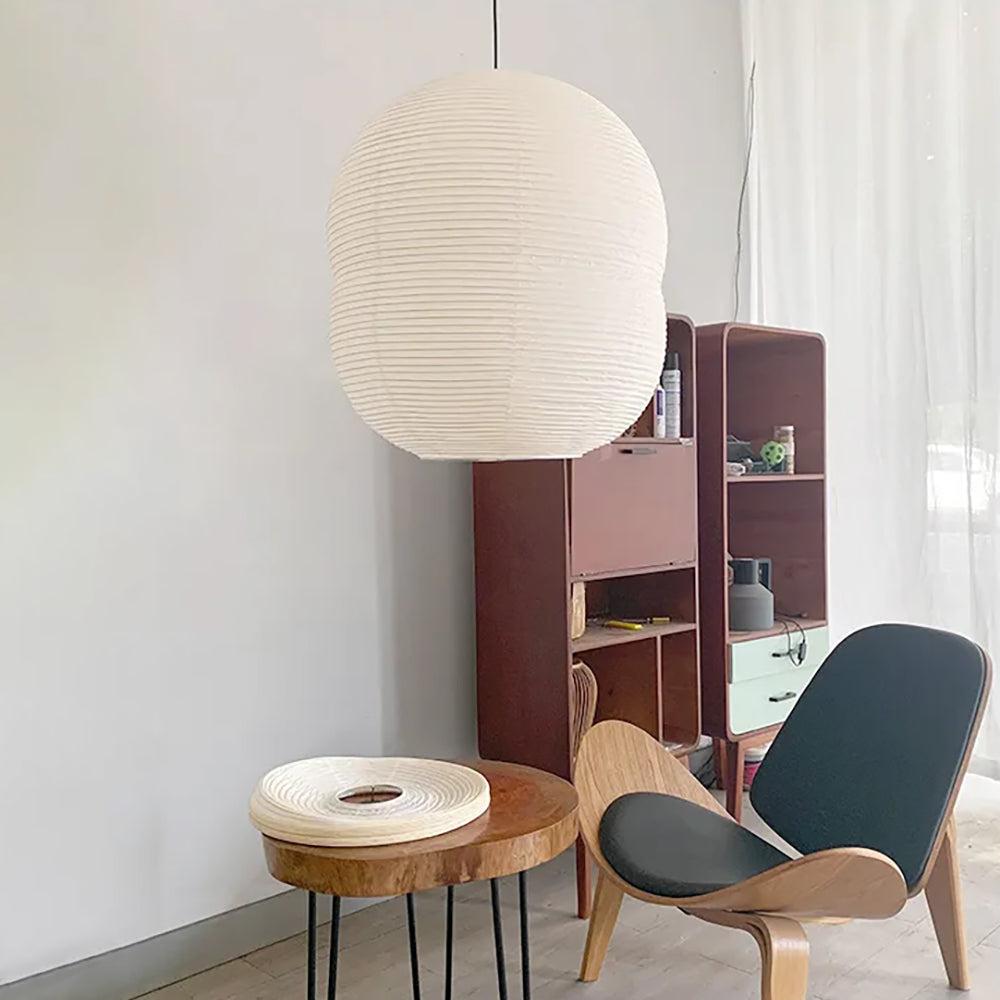 Mini lampada a sospensione in carta Washi