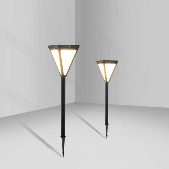 Lampada da Esterno LED dal Design Moderno Orr in Metallo e Acrilico, Colore Nero