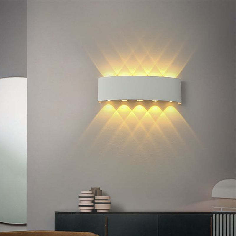 All'aperto impermeabile alluminio LED parete luce muro Scone