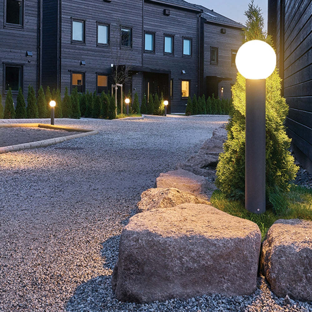 Pena Lampada da esterno a LED di design moderno in metallo nero da giardino per esterni