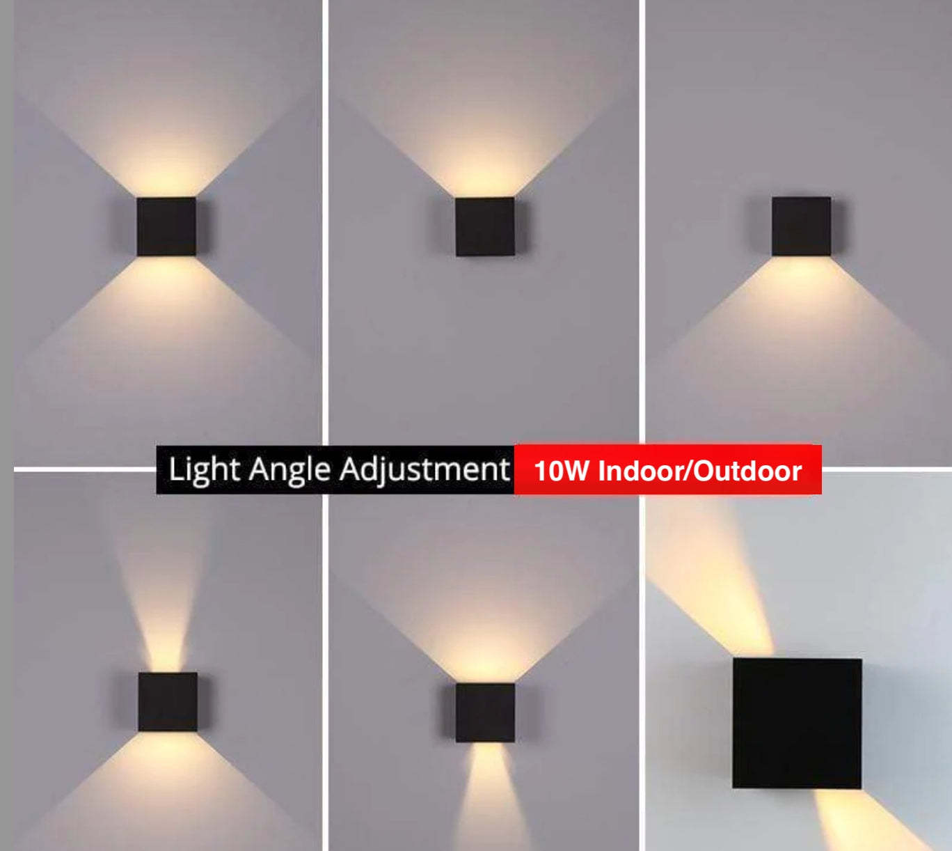 Moderno alluminio impermeabile LED parete Sconce Wall Light uso esterno interno