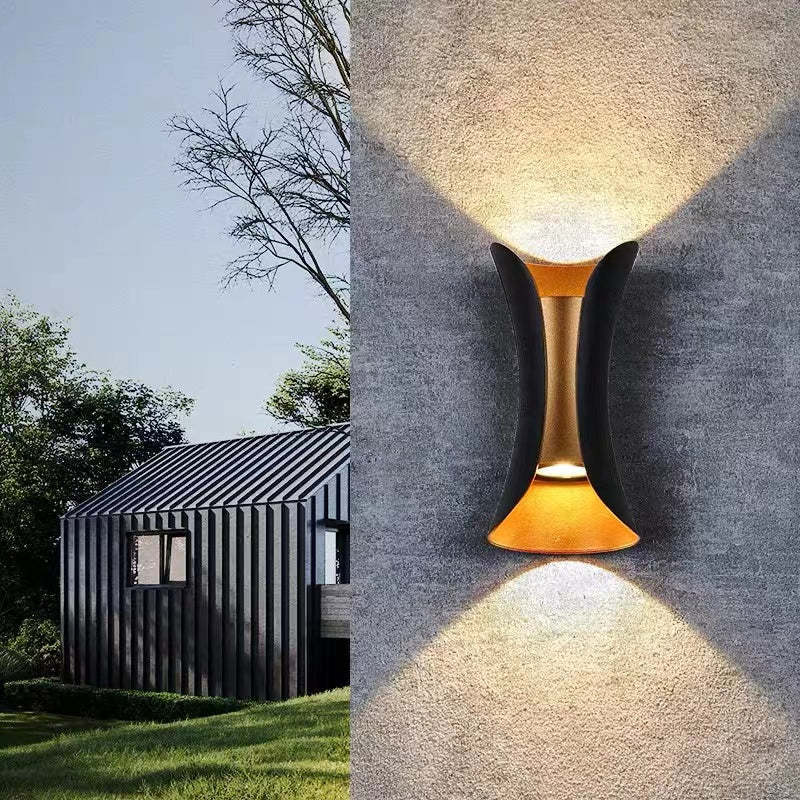 Lampada da parete in alluminio impermeabile per esterni a LED