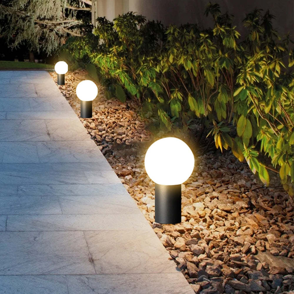 Pena Lampada da esterno a LED di design moderno in metallo nero da giardino per esterni