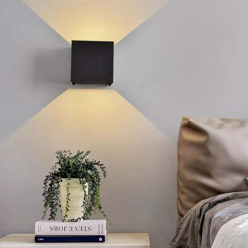 Moderno alluminio impermeabile LED parete Sconce Wall Light uso esterno interno