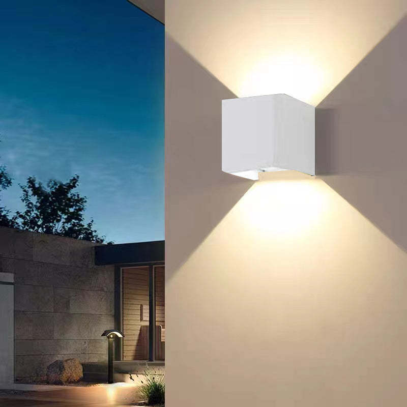 Moderno alluminio impermeabile LED parete Sconce Wall Light uso esterno interno