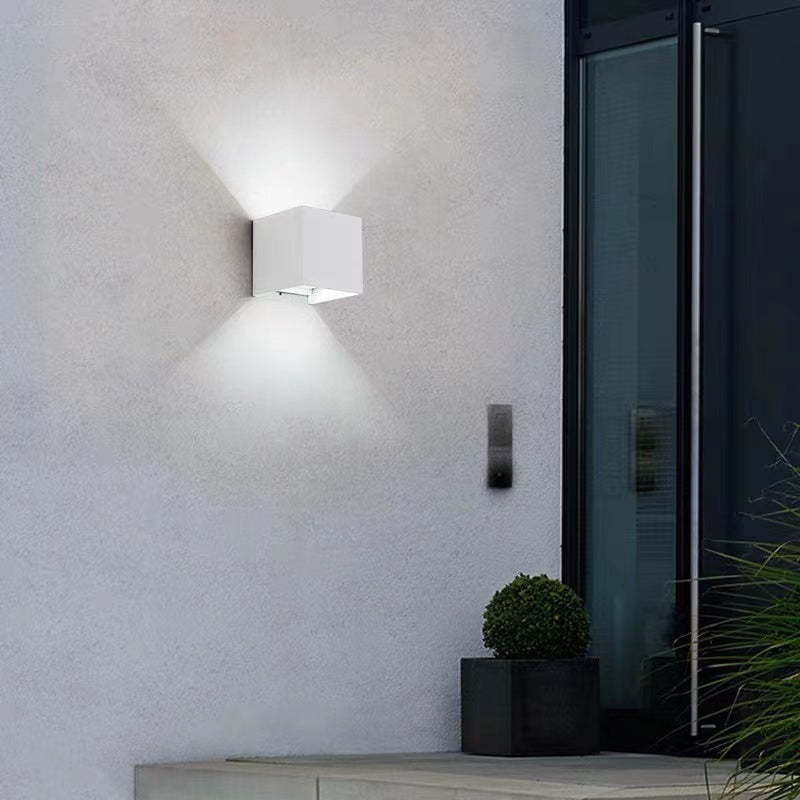 Moderno alluminio impermeabile LED parete Sconce Wall Light uso esterno interno