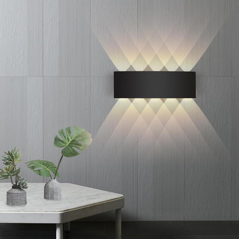 All'aperto impermeabile alluminio LED parete luce muro Scone