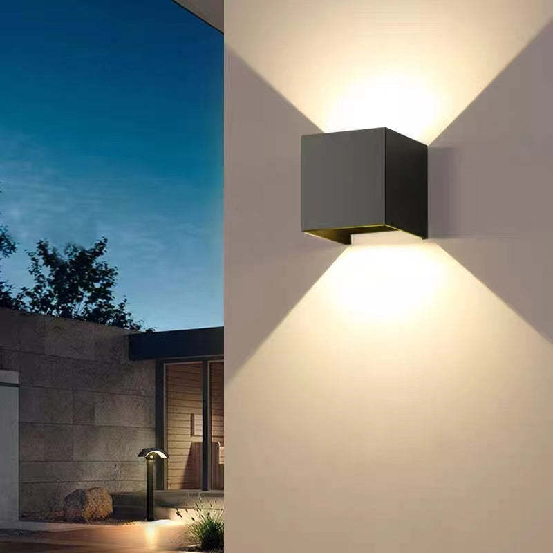 Moderno alluminio impermeabile LED parete Sconce Wall Light uso esterno interno