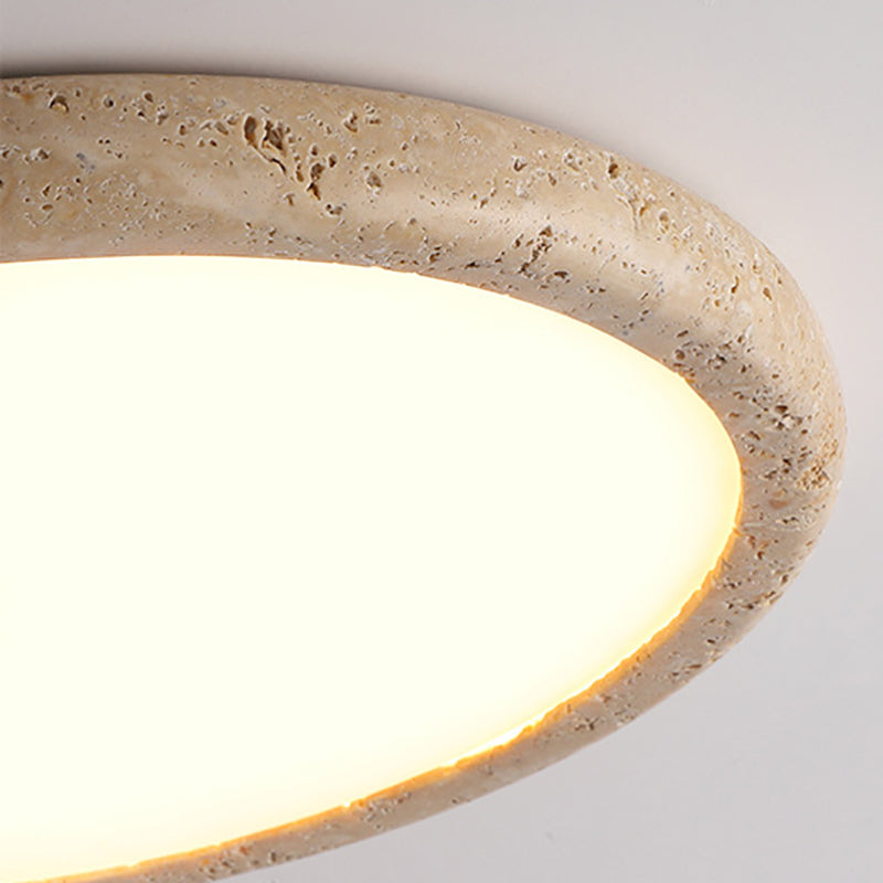 Lampada da soffitto a led in pietra naturale