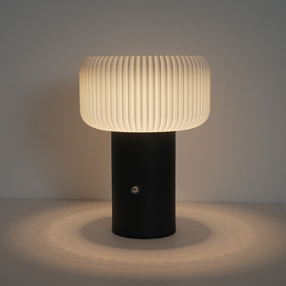 Lampada da tavolo a fungo con luce notturna