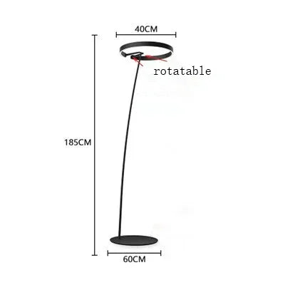 Lampada da terra Nordic LED Designer Fishing