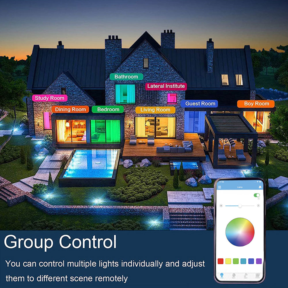 Lampada da soffitto RGB moderna e intelligente