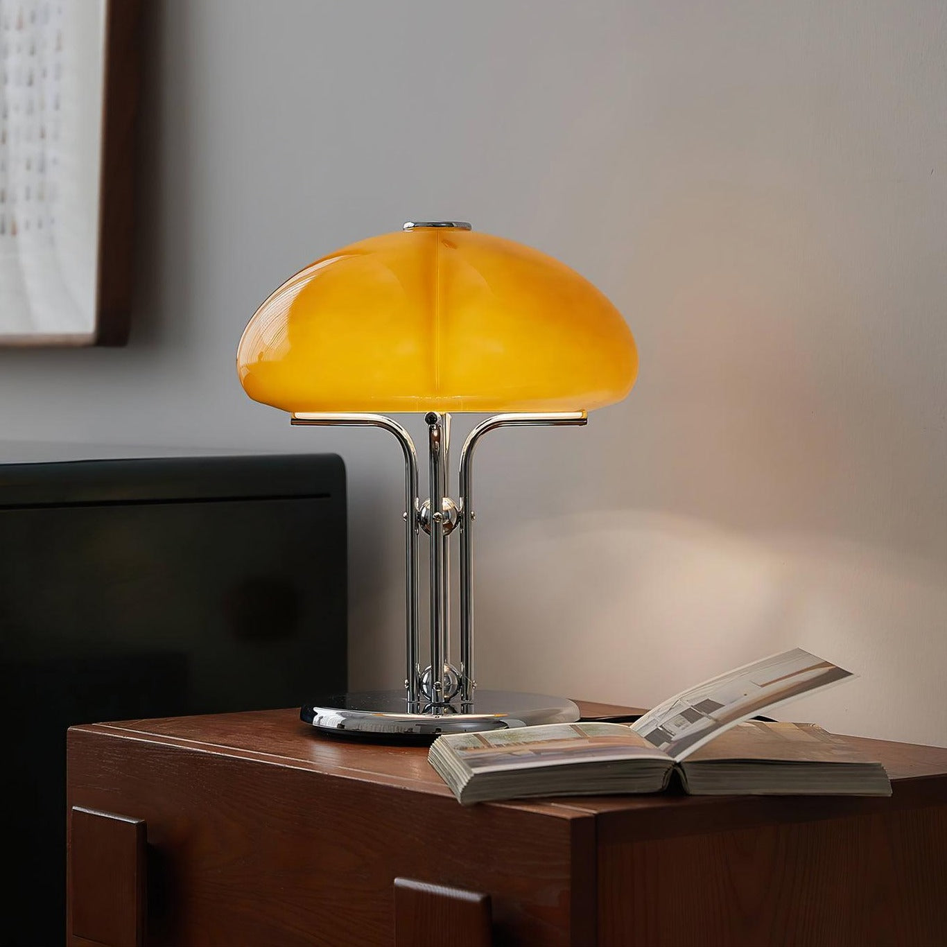 Lampada da tavolo Bauhaus a fungo