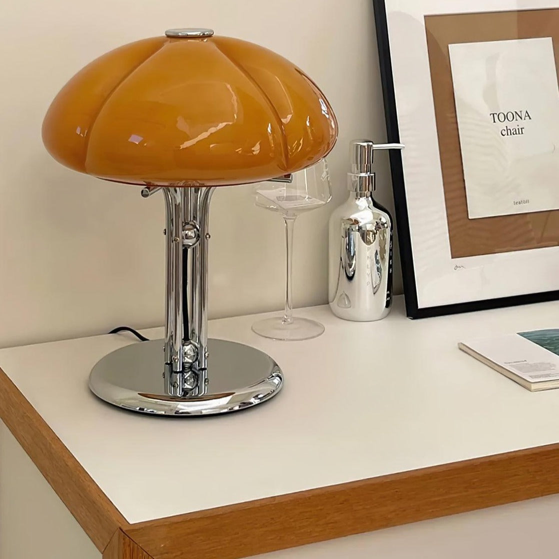 Lampada da tavolo Bauhaus a fungo