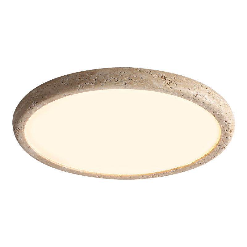 Lampada da soffitto a led in pietra naturale