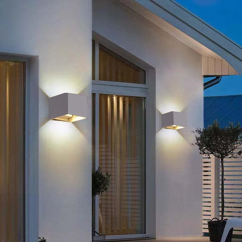 Moderno alluminio impermeabile LED parete Sconce Wall Light uso esterno interno