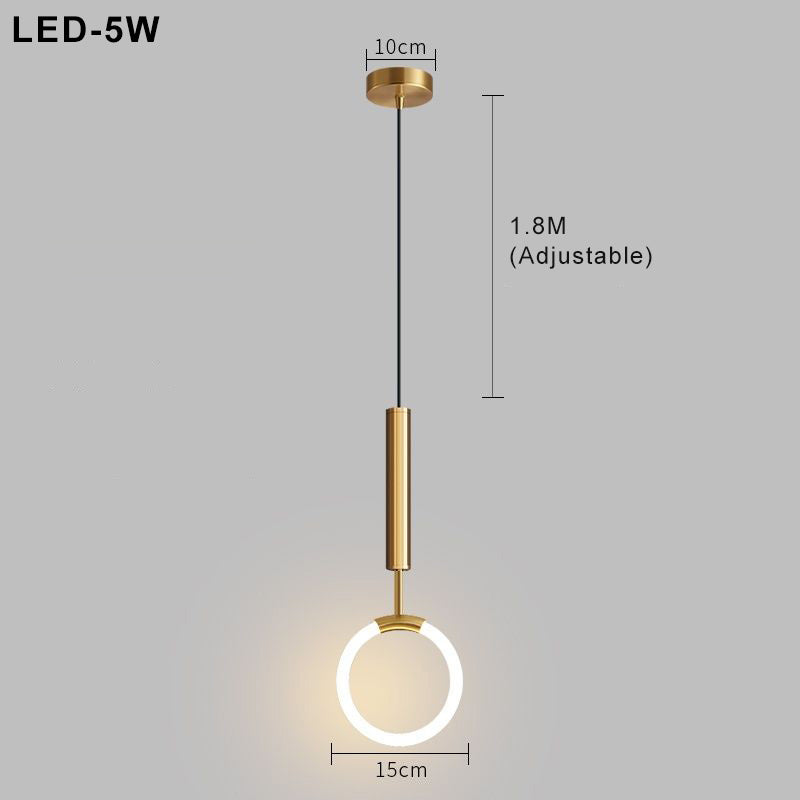 Lampada a sospensione a led Nordic Simple