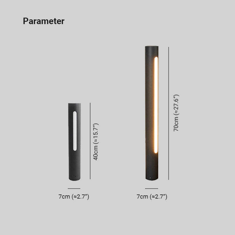 Pena Lampada da esterno a LED di design moderno in metallo metallo/acrilico per esterni