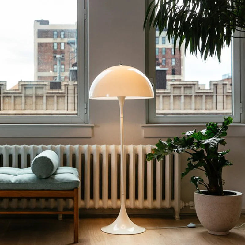 Lampada da terra a fungo LED di design danese nordico