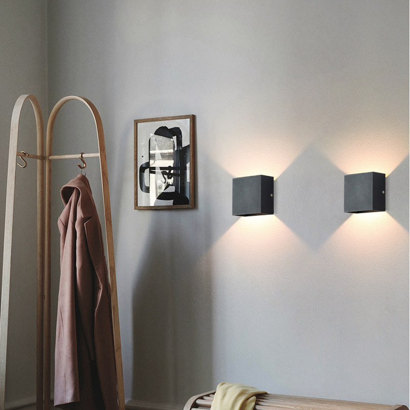 Moderno alluminio impermeabile LED parete Sconce Wall Light uso esterno interno